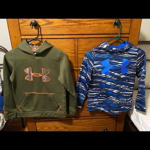 2 Boys UA hoodies